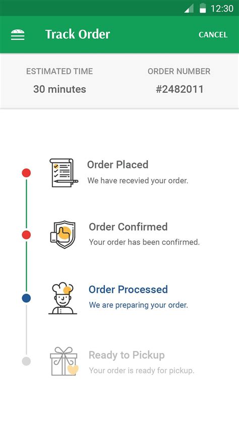 Tracking your order